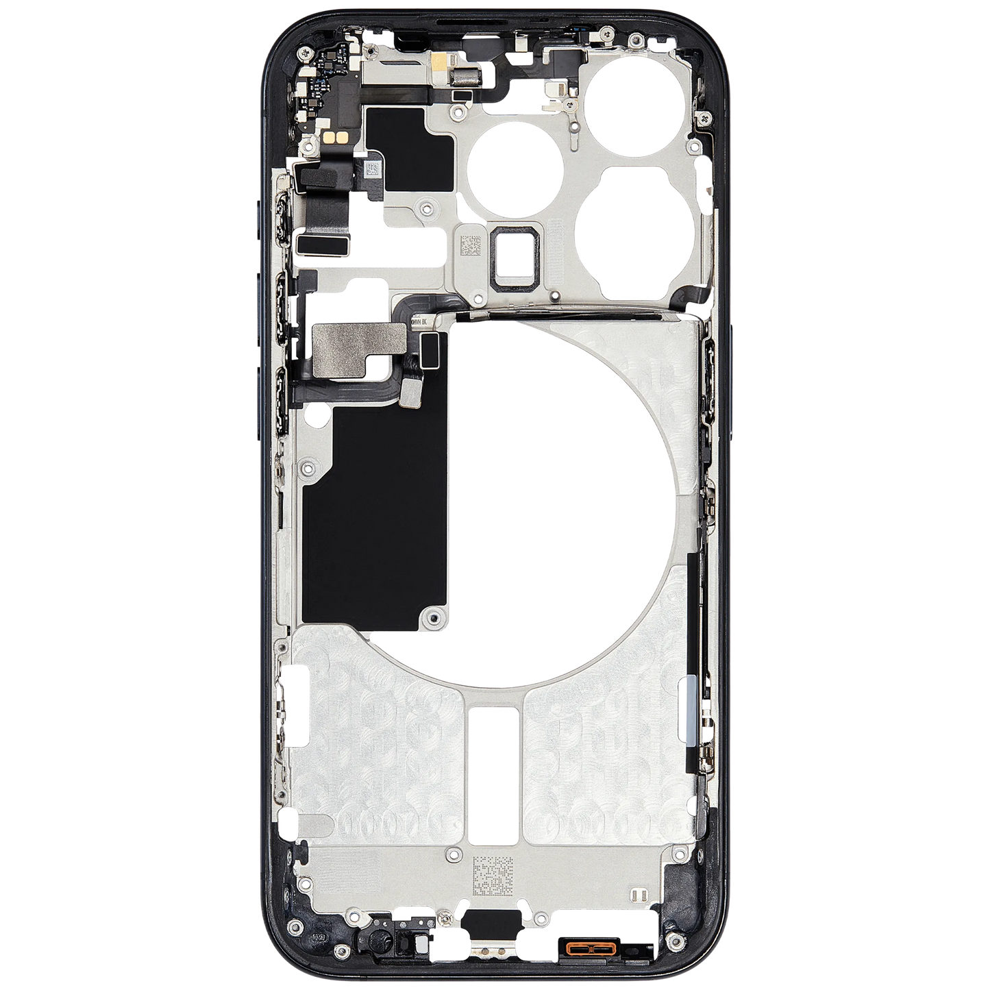 Mid-Frame Housing W/ Small Parts For iPhone 15 Pro (EU / Global Version) (Pull) (Blue Titanium)