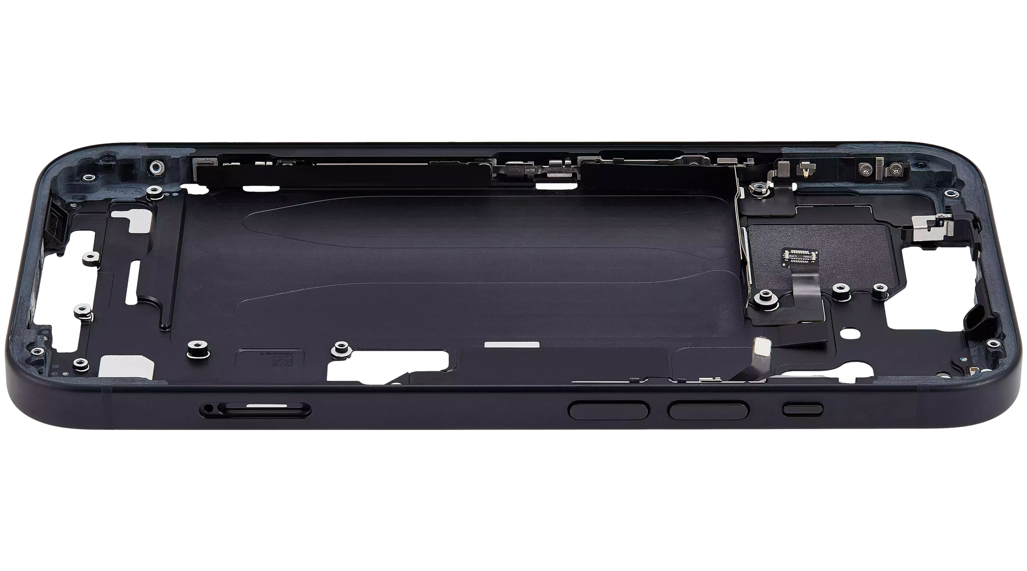 Mid-Frame Housing W/ Small Parts For iPhone 15 (EU / Global Version) (Pull) (Black)