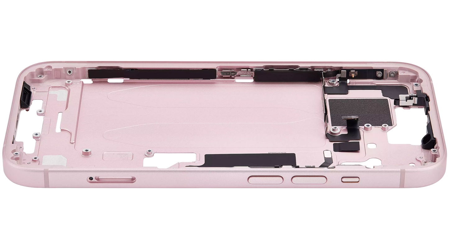 Mid-Frame Housing W/ Small Parts For iPhone 15 (EU / Global Version) (Pull) (Pink)