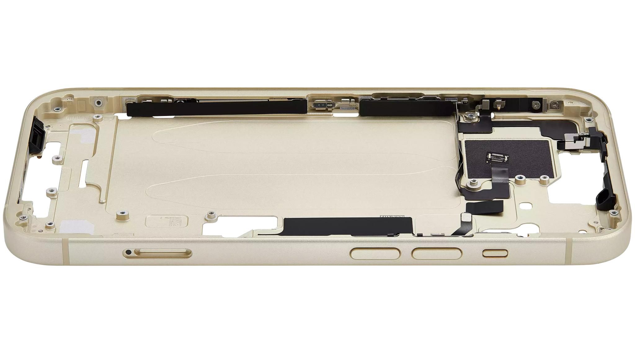 Mid-Frame Housing W/ Small Parts For iPhone 15 (EU / Global Version) (Pull) (Yellow)
