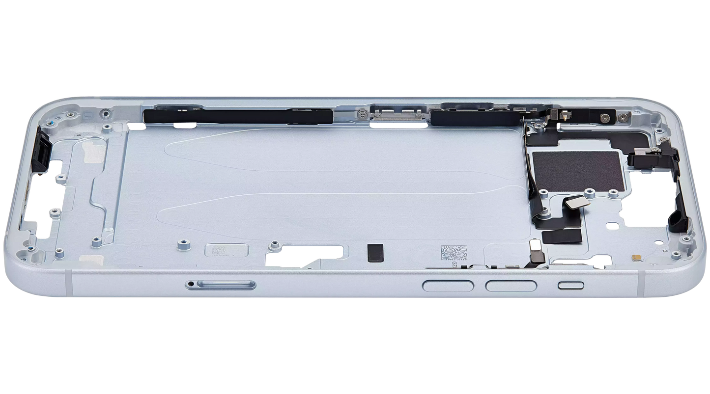 Mid-Frame Housing W/ Small Parts For iPhone 15 Plus (EU / Global Version) (Pull) (Blue)