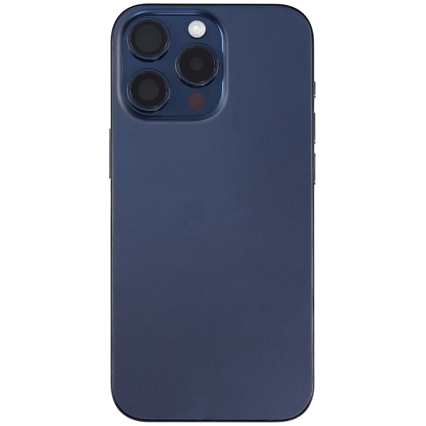 Back Housing W/ Small Parts For iPhone 15 Pro Max (US Version) (Pull) (Blue Titanium)