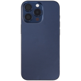 Back Housing W/ Small Parts For iPhone 15 Pro Max (US Version) (Pull) (Blue Titanium)