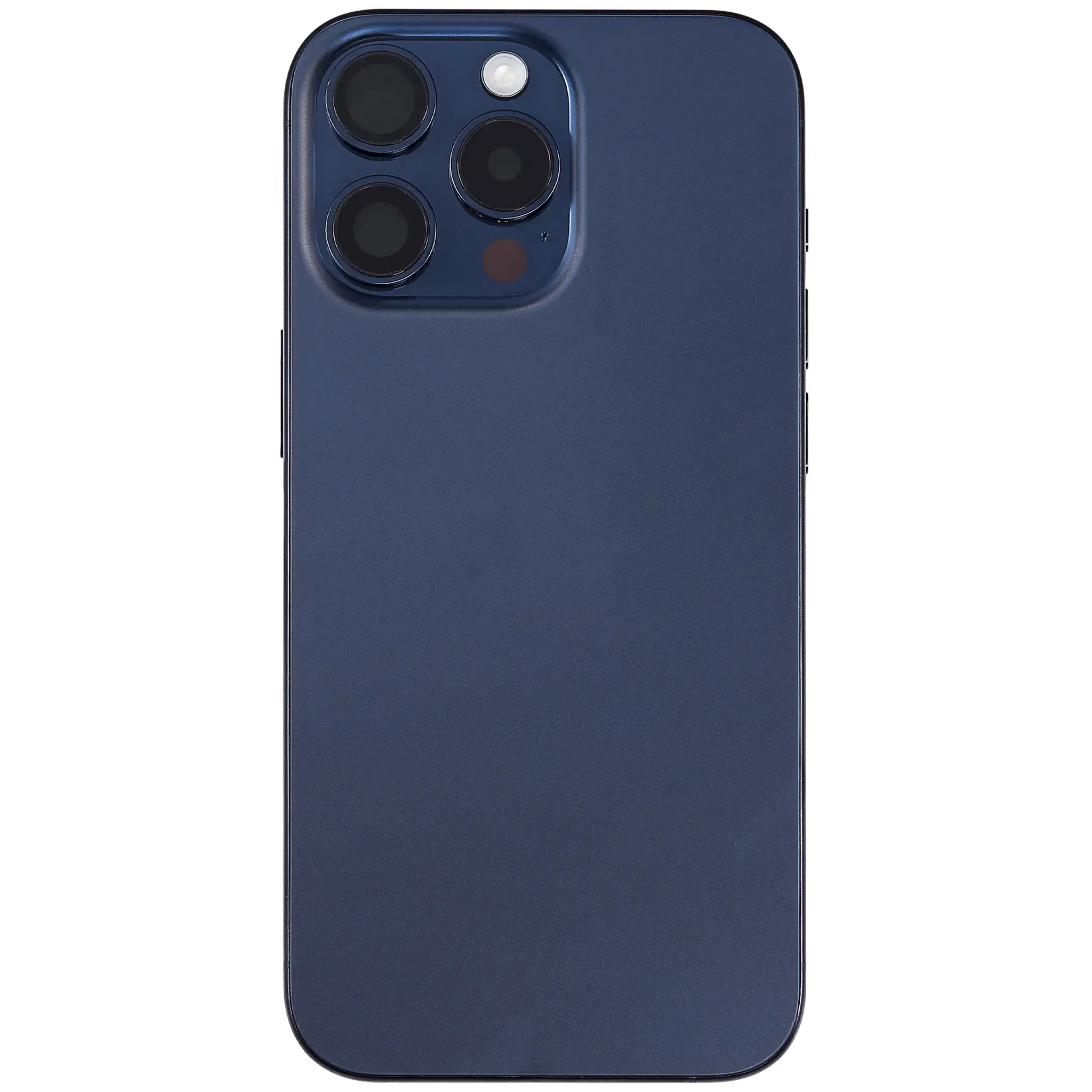 Back Housing W/ Small Parts For iPhone 15 Pro Max (US Version) (Pull) (Blue Titanium)