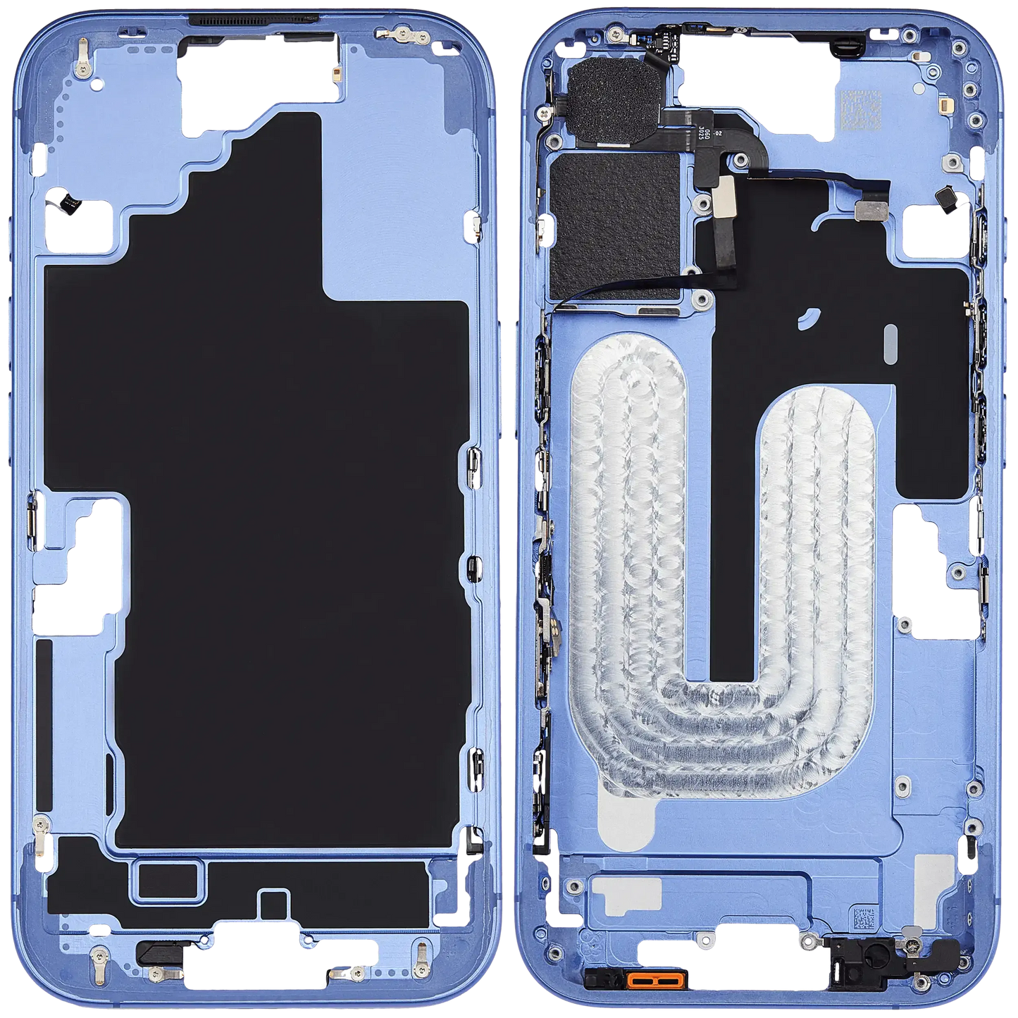 Mid-Frame Housing W/ Small Parts For iPhone 16 (US Version) (Pull) (Ultramarine)