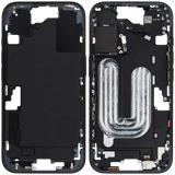 Mid-Frame Housing W/ Small Parts For iPhone 16 (EU / Global Version) (Pull) (Black)