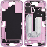 Mid-Frame Housing W/ Small Parts For iPhone 16 Plus (EU / Global Version) (Pull) (Pink)