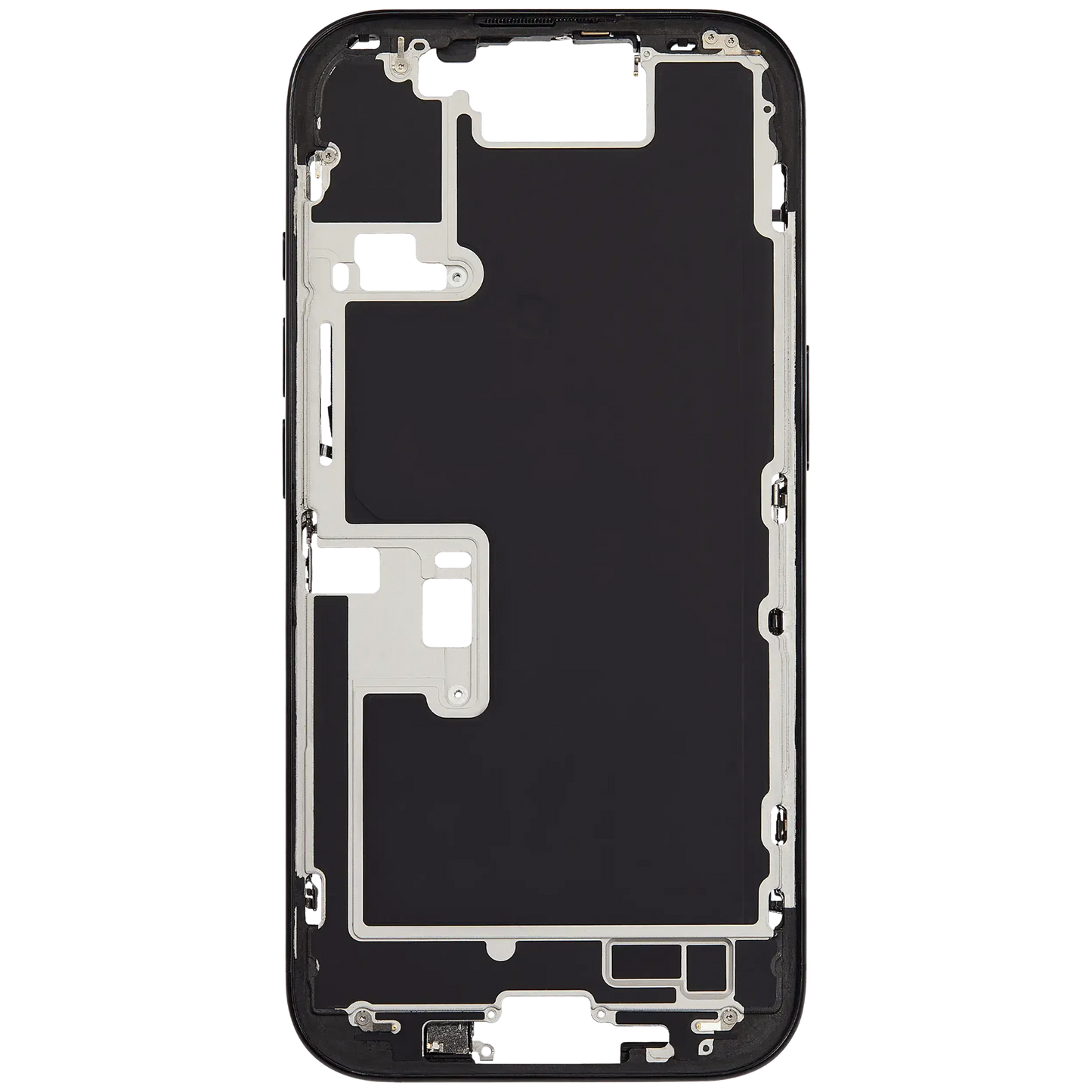 Mid-Frame Housing W/ Small Parts For iPhone 16 Pro (EU / Global Version) (Pull) (Black Titanium)