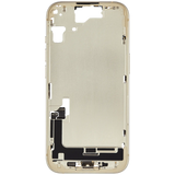 Mid-Frame Housing W/ Charging Port Flex & Small Parts For iPhone 15 (EU / Global Version) (Pull) (Yellow)