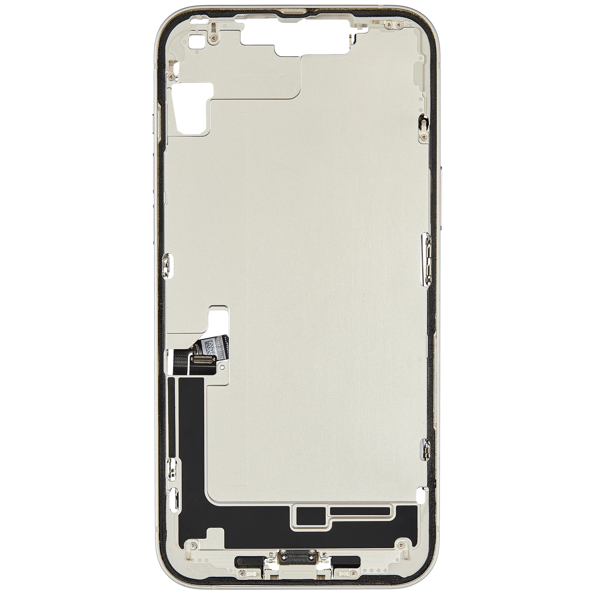 Mid-Frame Housing W/ Charging Port Flex & Small Parts For iPhone 14 Plus (US Version) (Pull) (Starlight)