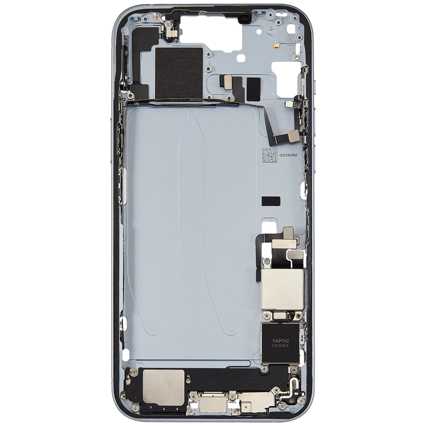 Mid-Frame Housing W/ Charging Port Flex & Small Parts For iPhone 15 Plus (US Version) (Pull) (Blue)
