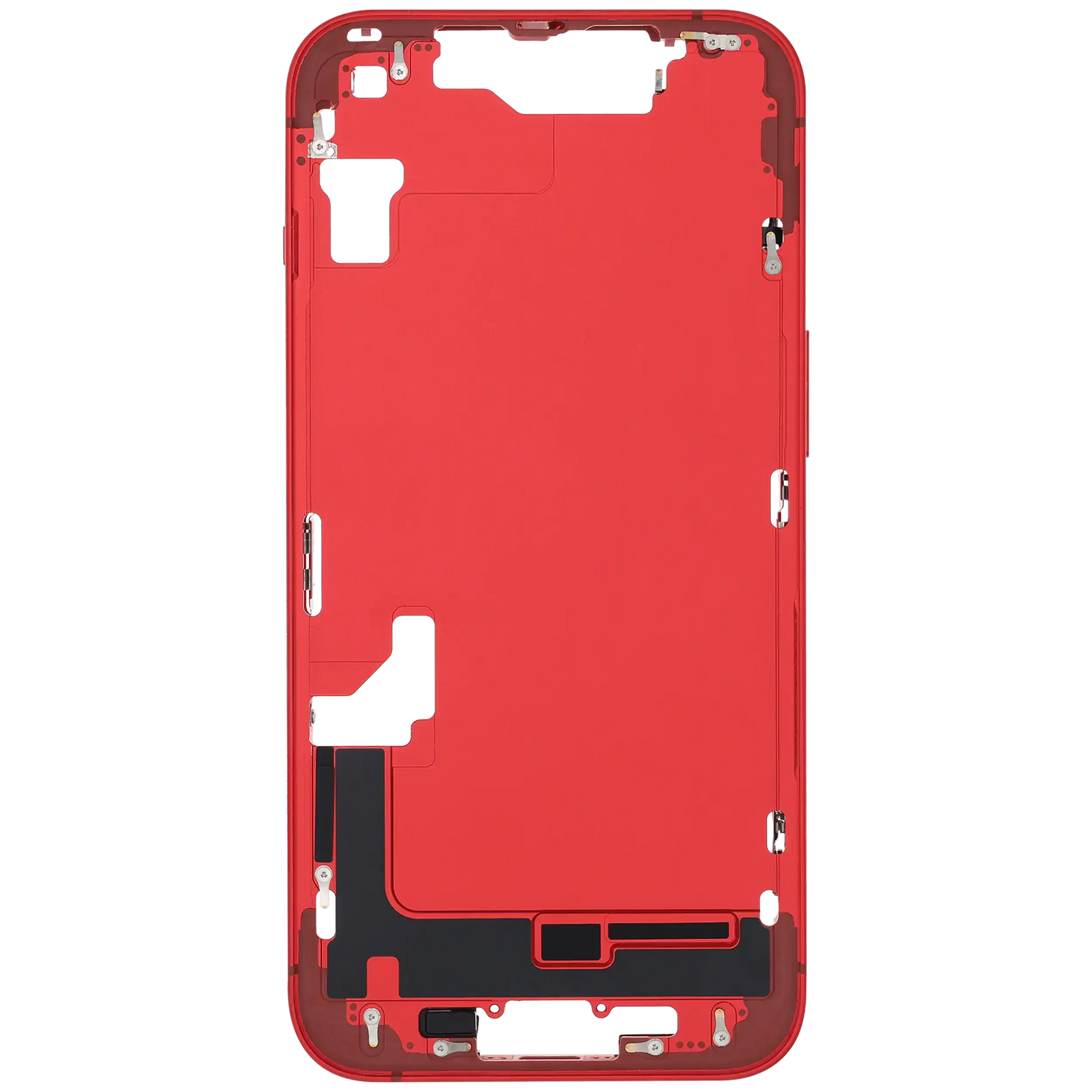 Mid-Frame Housing W/ Small Parts For iPhone 14 (EU / Global Version) (Pull) (Red)