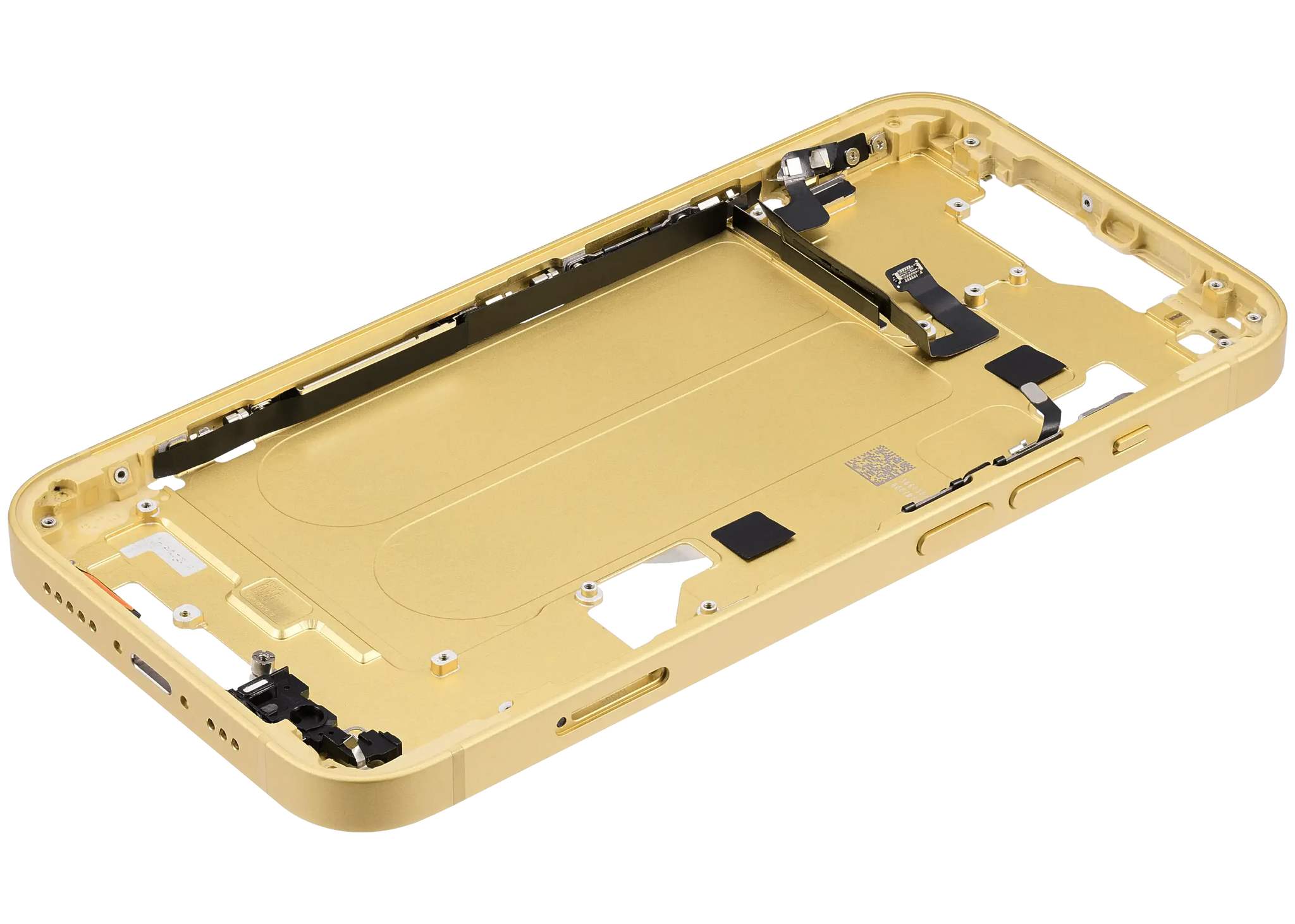 Mid-Frame Housing W/ Small Parts For iPhone 14 (EU / Global Version) (Pull) (Yellow)
