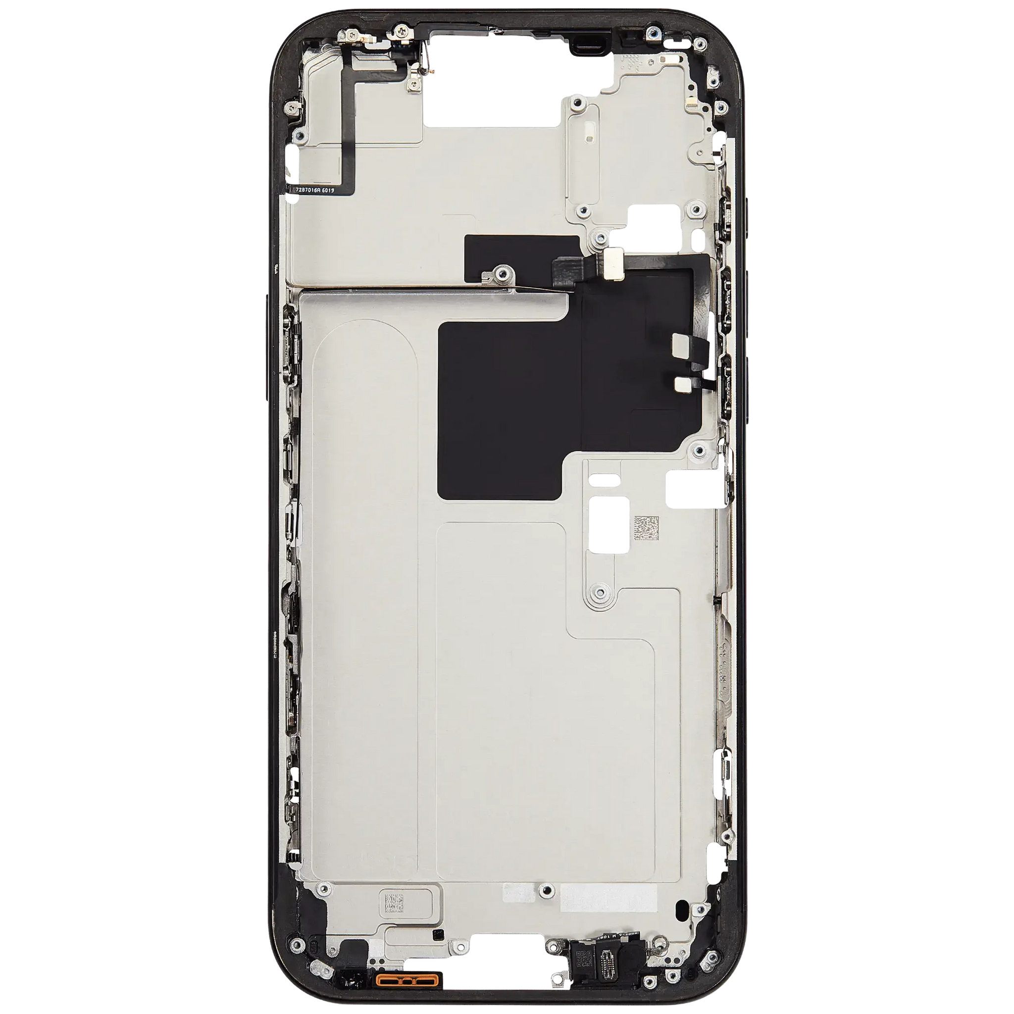 Mid-Frame Housing W/ Small Parts For iPhone 16 Pro Max (EU / Global Version) (Pull) (Black Titanium)