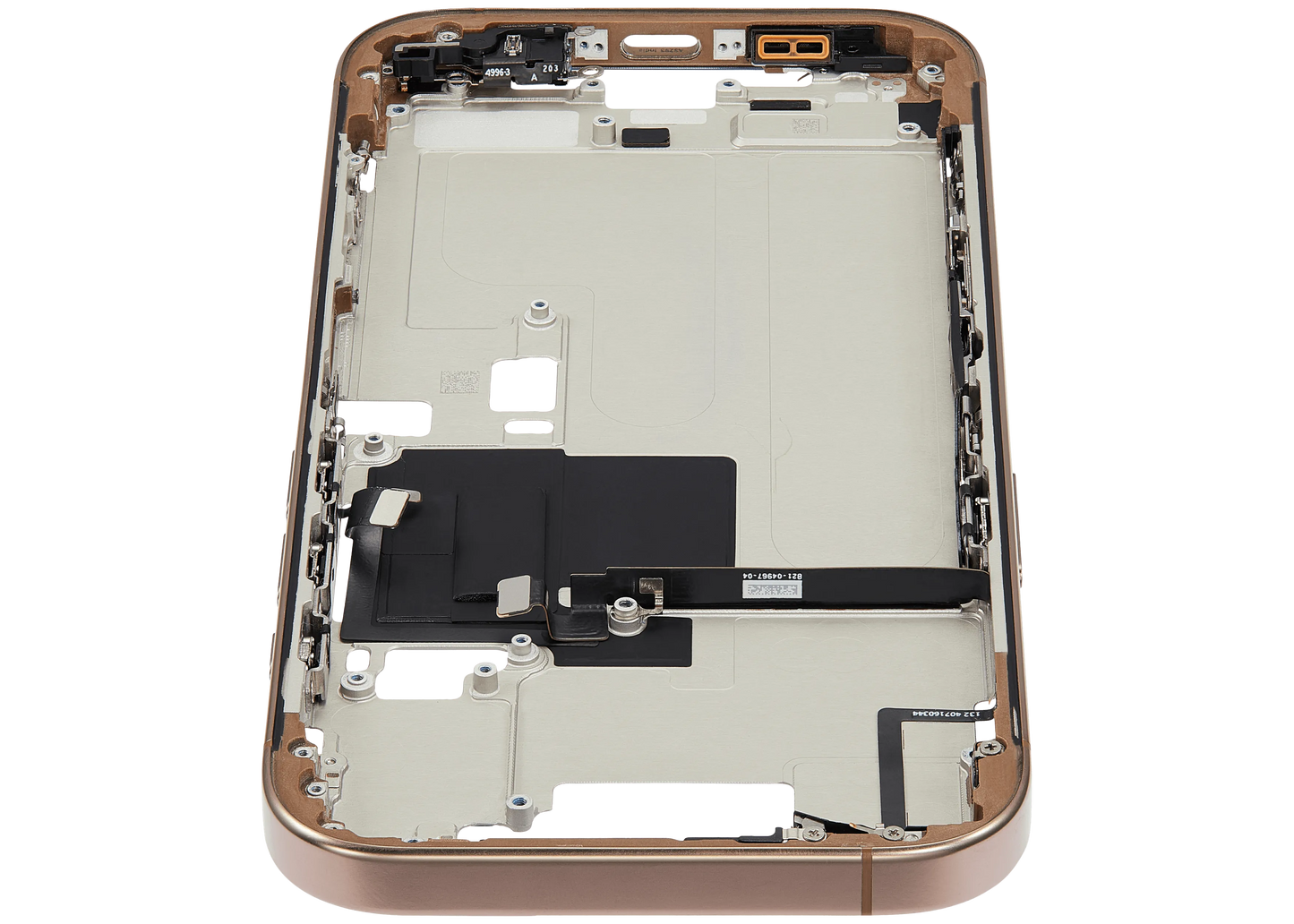 Mid-Frame Housing W/ Small Parts For iPhone 16 Pro (EU / Global Version) (Pull) (Desert Titanium)