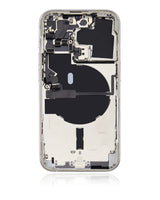Back Housing W/ Small Parts For iPhone 14 Pro (US Version) (Pull) (Silver)