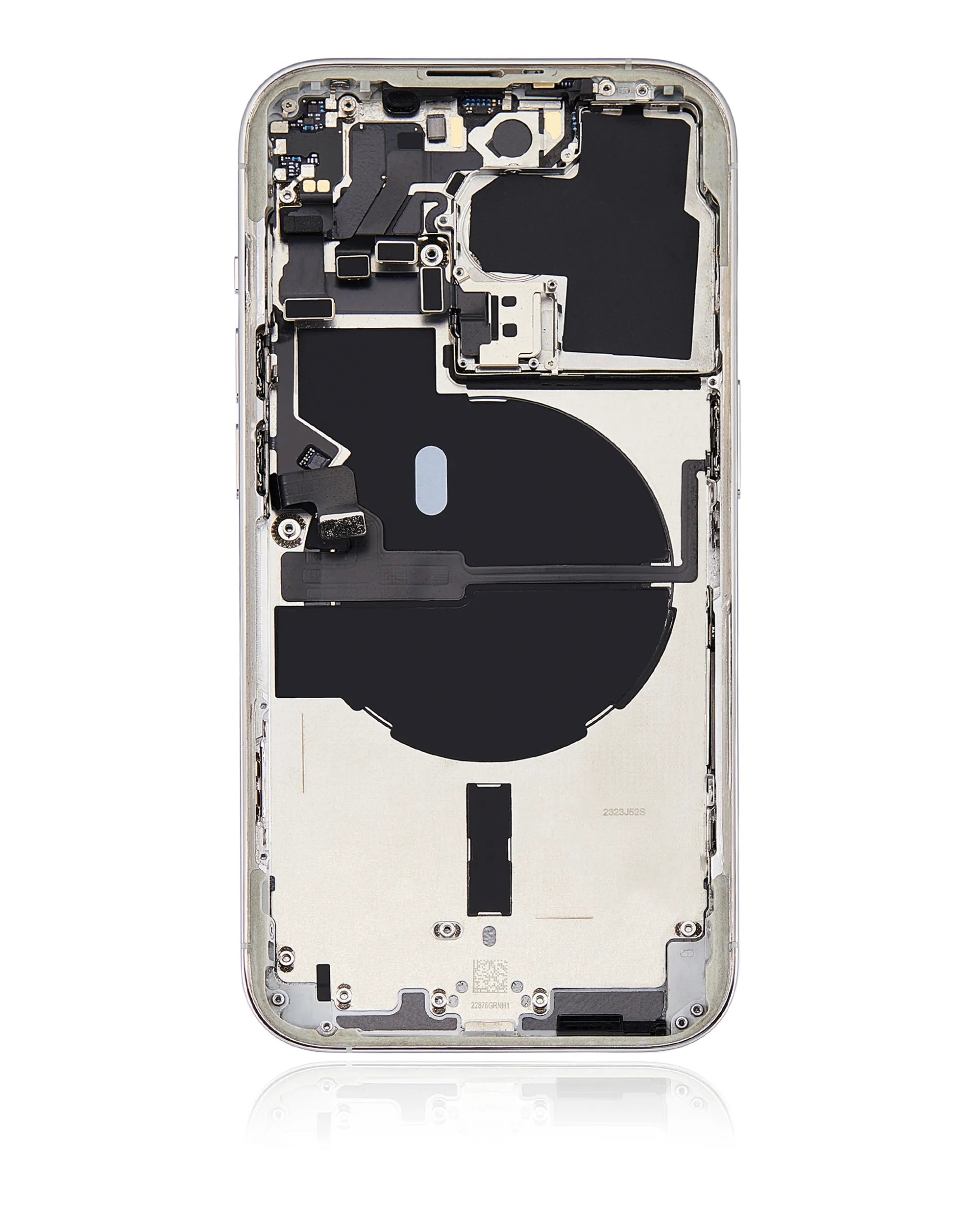 Back Housing W/ Small Parts For iPhone 14 Pro (US Version) (Pull) (Silver)