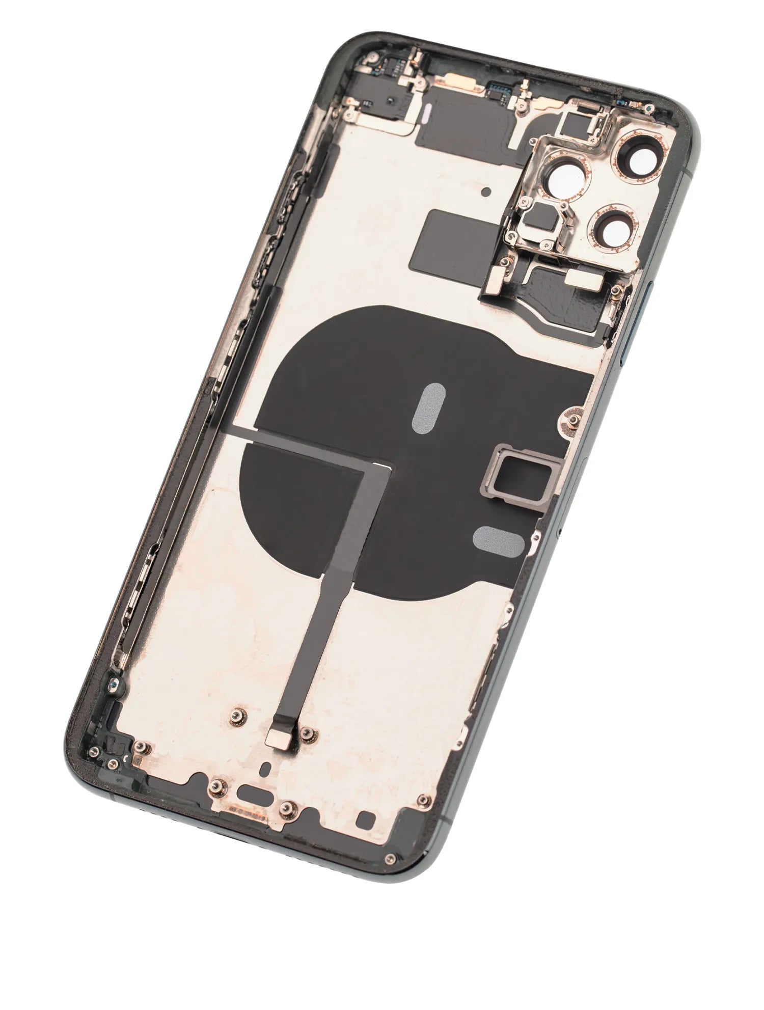 Back Housing W/ Small Components Pre-Installed For iPhone 11 Pro Max (Pull) (Midnight Green)