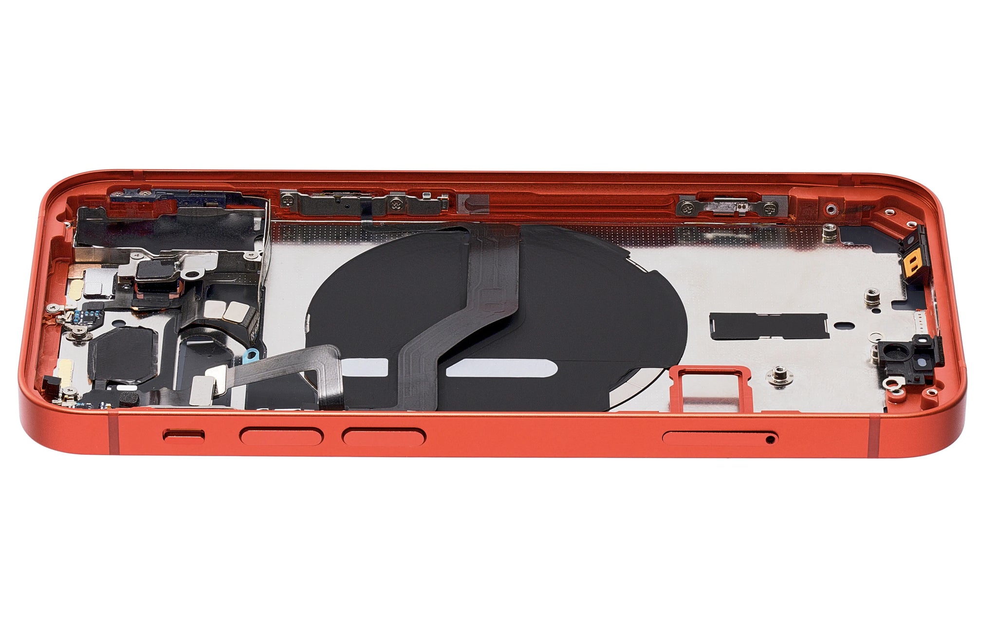 Back Housing W/ Small Parts For iPhone 12 Mini (EU / Global Version) (Pull) (Red)