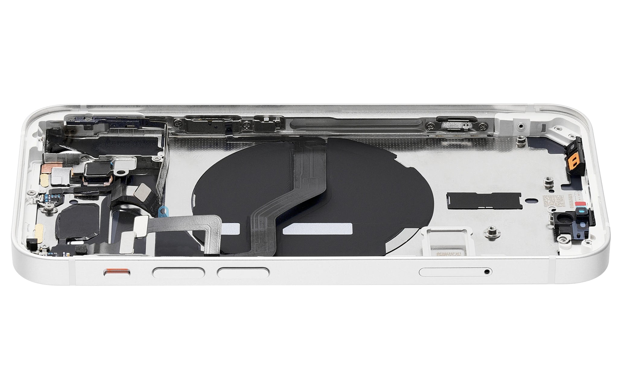 Back Housing W/ Small Parts For iPhone 12 Mini (EU / Global Version) (Pull) (White)