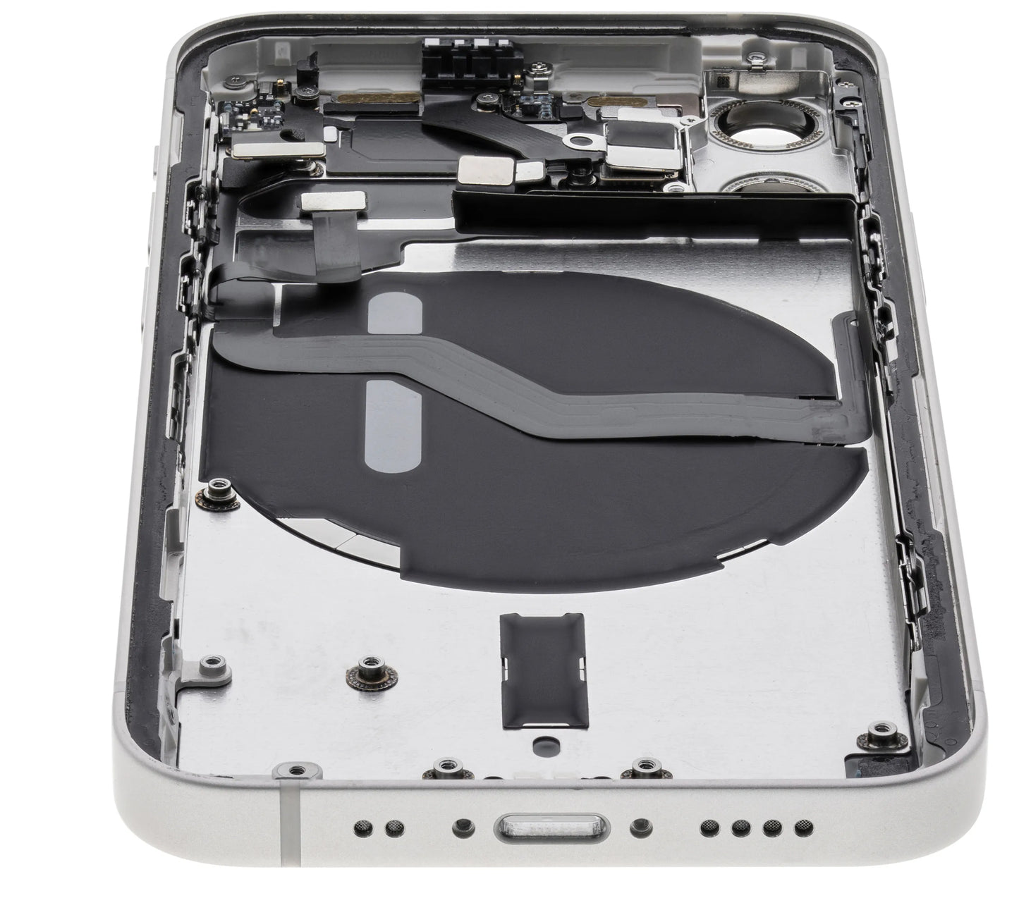 Back Housing W/ Small Parts For iPhone 12 Mini (US Version) (Pull) (White)