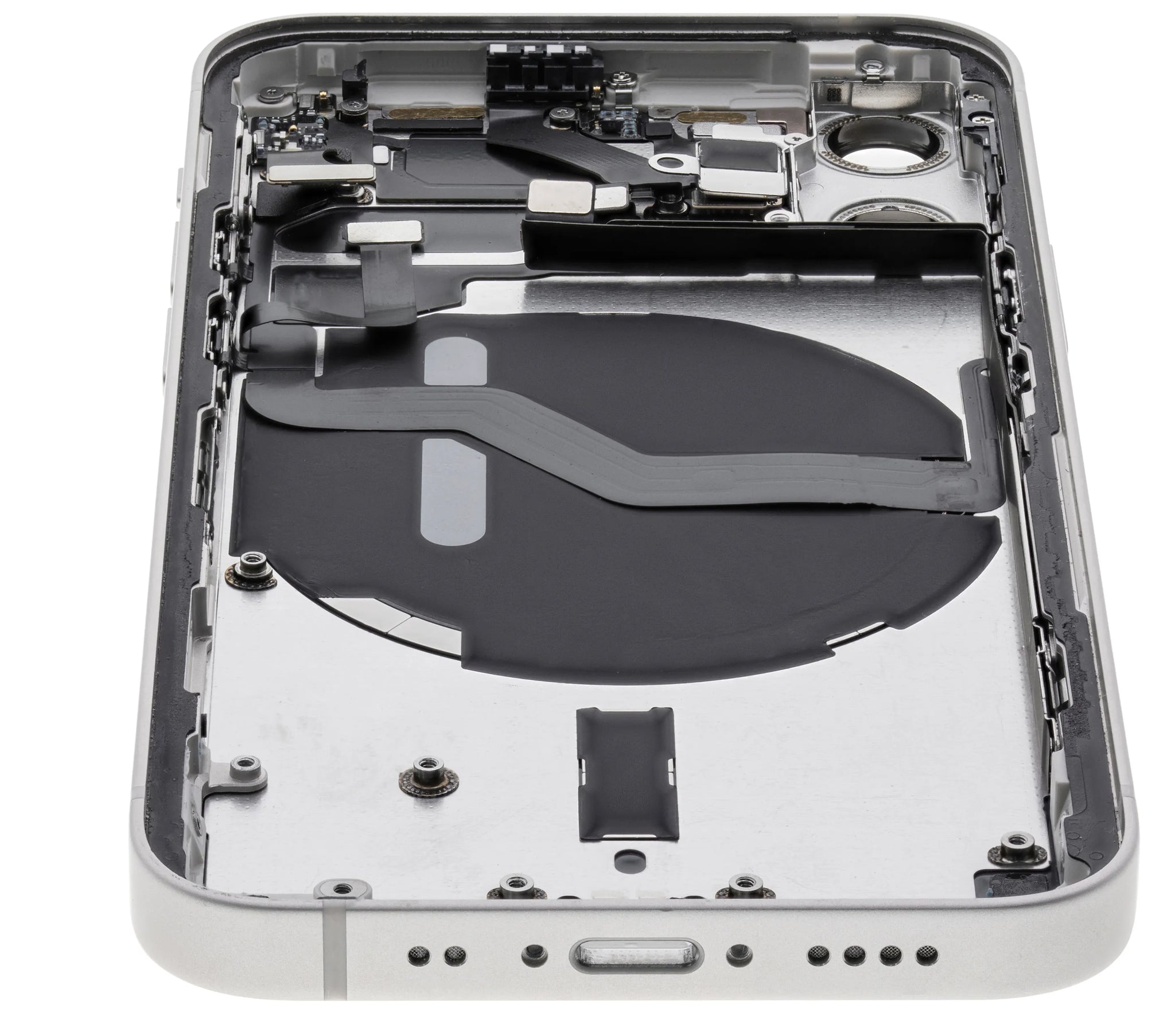 Back Housing W/ Small Parts For iPhone 12 Mini (US Version) (Pull) (White)