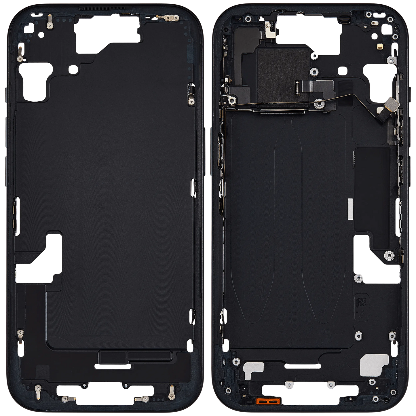Mid-Frame Housing W/ Small Parts For iPhone 15 (US Version) (Pull (Black)