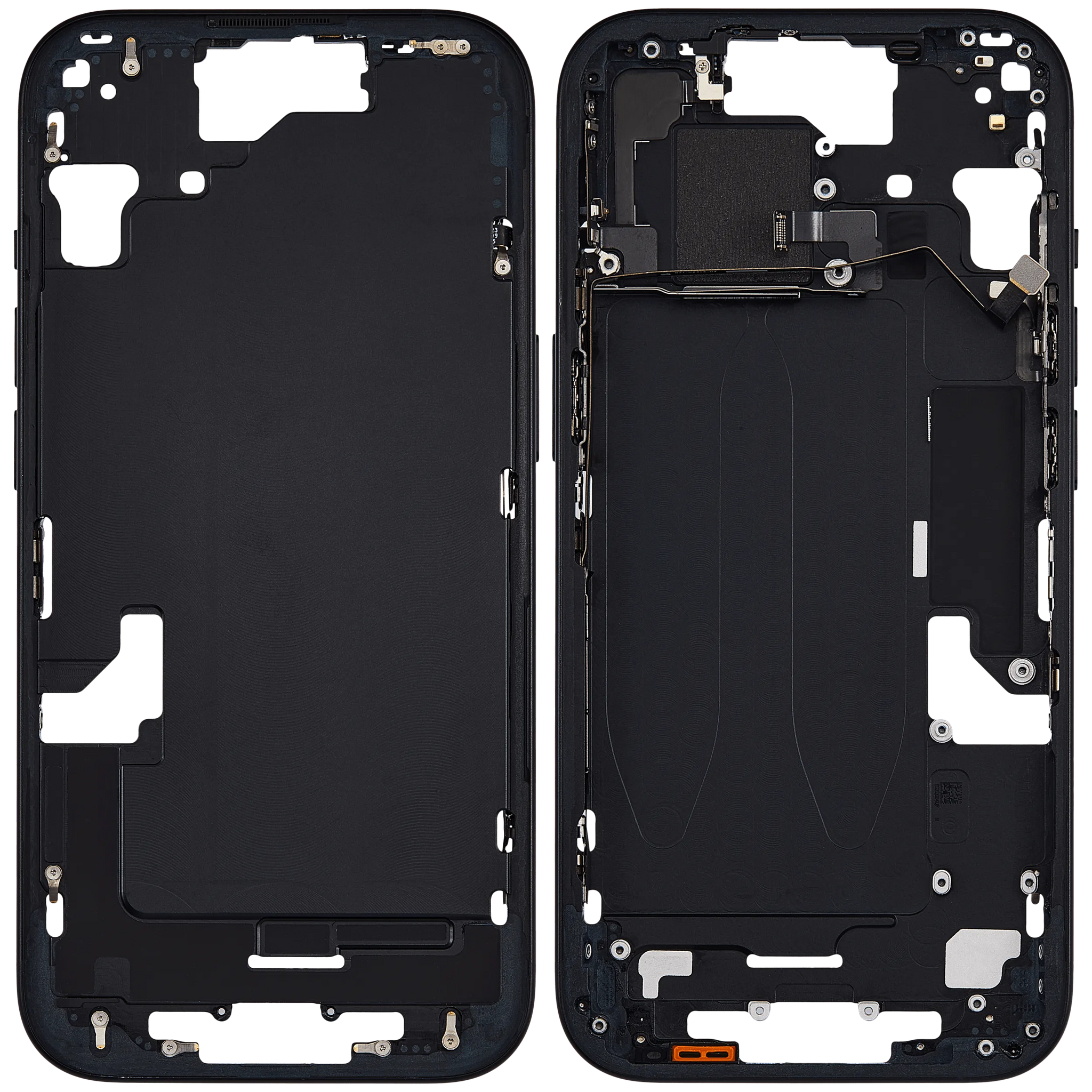 Mid-Frame Housing W/ Small Parts For iPhone 15 (US Version) (Pull (Black)