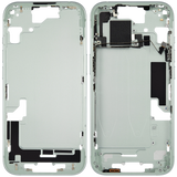 Mid-Frame Housing W/ Small Parts For iPhone 15 (US Version) (Used OEM Pull: Grade A) (Green)