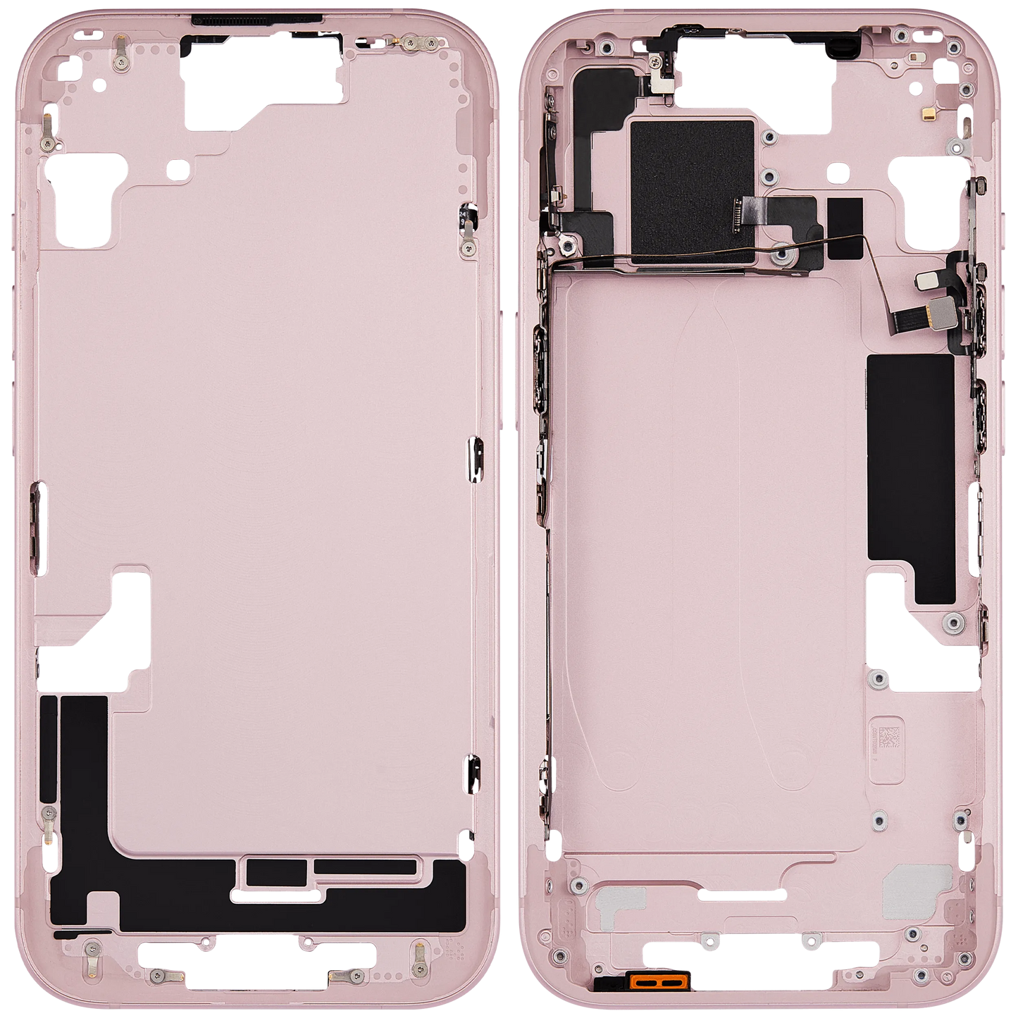 Mid-Frame Housing W/ Small Parts For iPhone 15 (US Version) (Pull) (Pink)