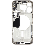 Mid-Frame Housing W/ Small Parts For iPhone 15 Pro Max (EU / Global Version) ( Pull) (Natural Titanium)