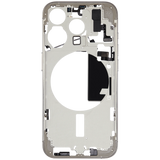 Mid-Frame Housing W/ Small Parts For iPhone 15 Pro (EU / Global Version) (Pull) (Natural Titanium)