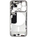 Mid-Frame Housing W/ Small Parts For iPhone 15 Pro (EU / Global Version) (Pull) (White Titanium)