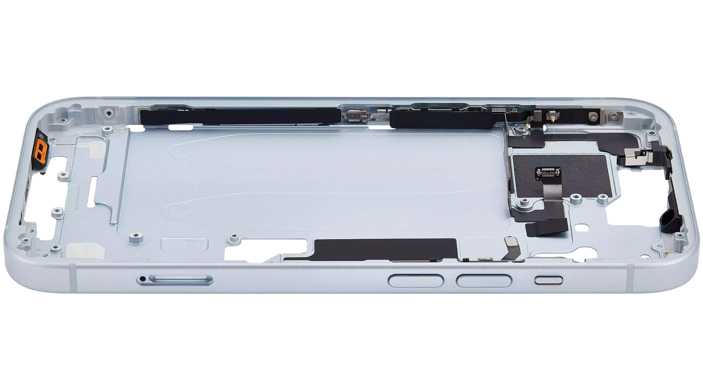 Mid-Frame Housing W/ Small Parts For iPhone 15 (EU / Global Version) (Pull) (Blue)