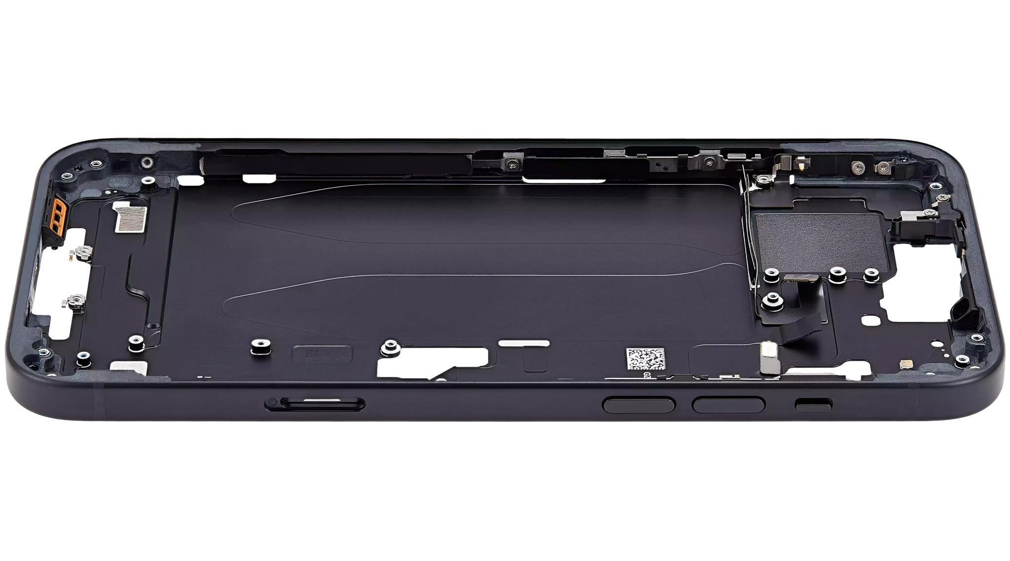 Mid-Frame Housing W/ Small Parts For iPhone 15 Plus (EU / Global Version) (Pull) (Black)