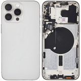 Back Housing W/ Small Parts For iPhone 15 Pro Max (US Version) (Pull) (White Titanium)