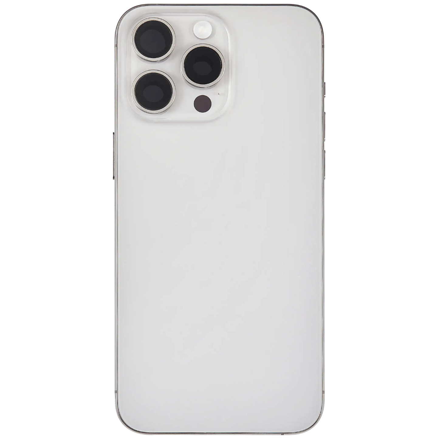 Back Housing W/ Small Parts For iPhone 15 Pro Max (US Version) (Pull) (White Titanium)