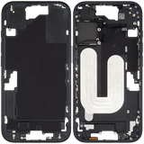 Mid-Frame Housing W/ Small Parts For iPhone 16 (US Version) (Pull) (Black)