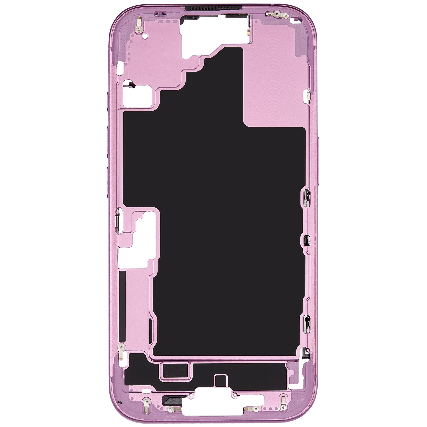 Mid-Frame Housing W/ Small Parts For iPhone 16 (US Version) (Pull) (Pink)