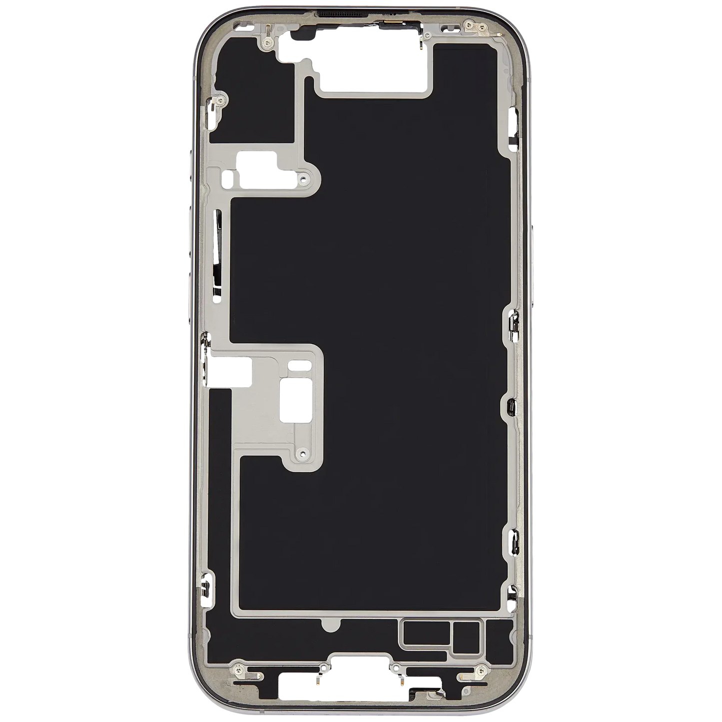 Mid-Frame Housing W/ Small Parts For iPhone 16 Pro (US Version) (Pull) (White Titanium)