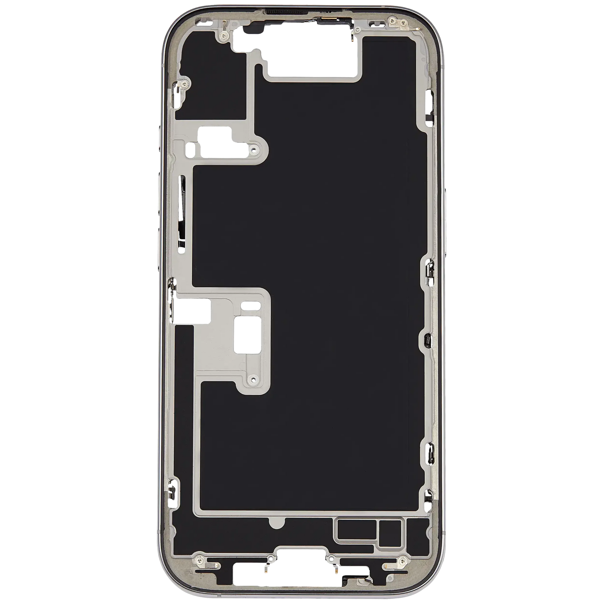 Mid-Frame Housing W/ Small Parts For iPhone 16 Pro (US Version) (Pull) (White Titanium)