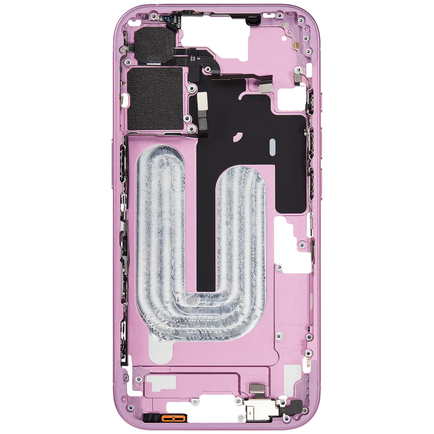 Mid-Frame Housing W/ Small Parts For iPhone 16 (EU / Global Version) (Pull) (Pink)