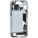 Mid-Frame Housing W/ Charging Port Flex & Small Parts For iPhone 15 (EU / Global Version) (Pull) (Blue)