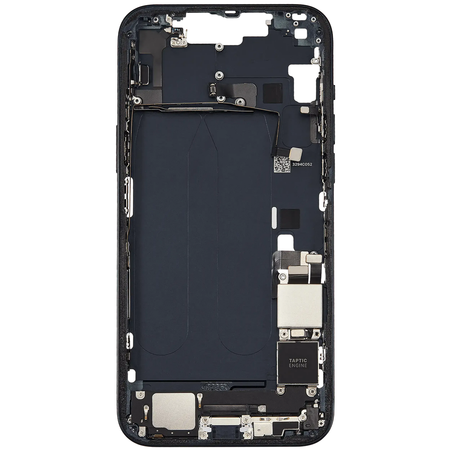 Mid-Frame Housing W/ Charging Port Flex & Small Parts For iPhone 14 Plus (US Version) (Pull) (Midnight)