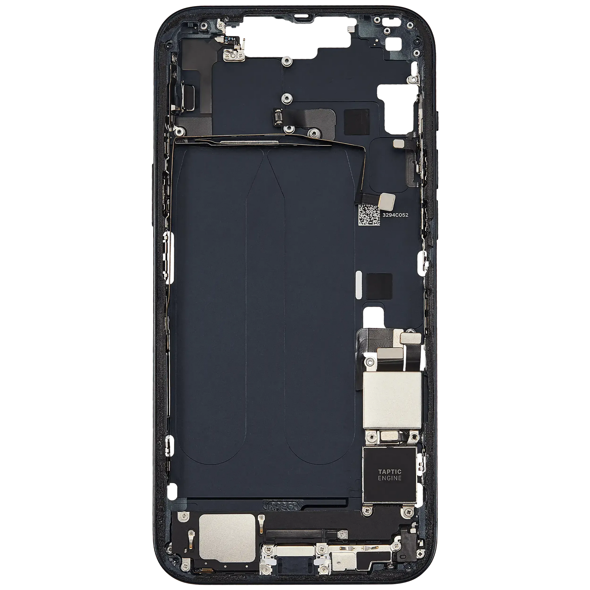 Mid-Frame Housing W/ Charging Port Flex & Small Parts For iPhone 14 Plus (US Version) (Pull) (Midnight)