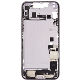 Mid-Frame Housing W/ Charging Port Flex & Small Parts For iPhone 14 Plus (US Version) (Pull) (Purple)