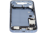 Mid-Frame Housing W/ Charging Port Flex & Small Parts For iPhone 14 (US Version) (Pull (Blue)