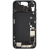 Mid-Frame Housing W/ Charging Port Flex & Small Parts For iPhone 15 Plus (US Version) (Pull) (Black)