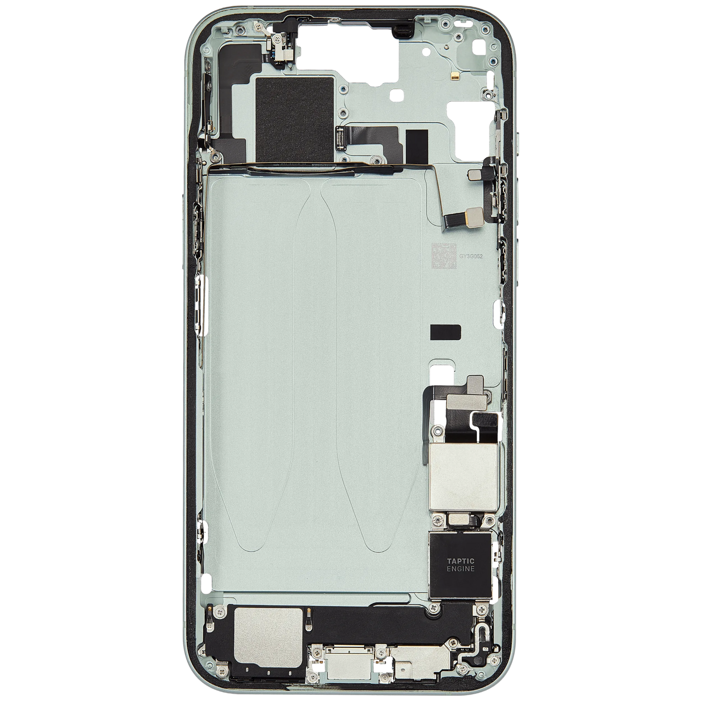 Mid-Frame Housing W/ Charging Port Flex & Small Parts For iPhone 15 Plus (US Version) (Pull) (Green)