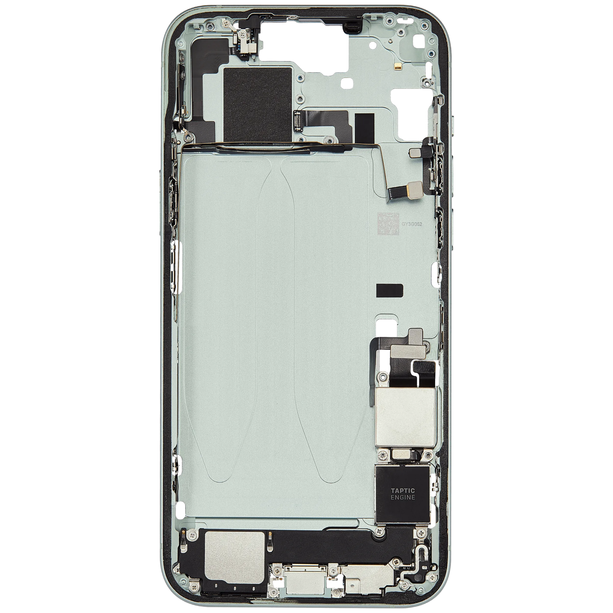 Mid-Frame Housing W/ Charging Port Flex & Small Parts For iPhone 15 Plus (US Version) (Pull) (Green)